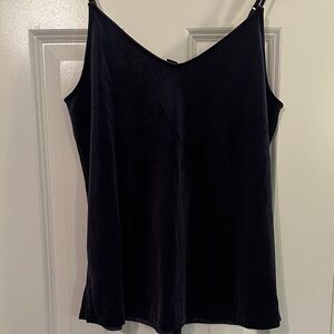 Ann Taylor  Women's velvet camisole Navy blue size XS